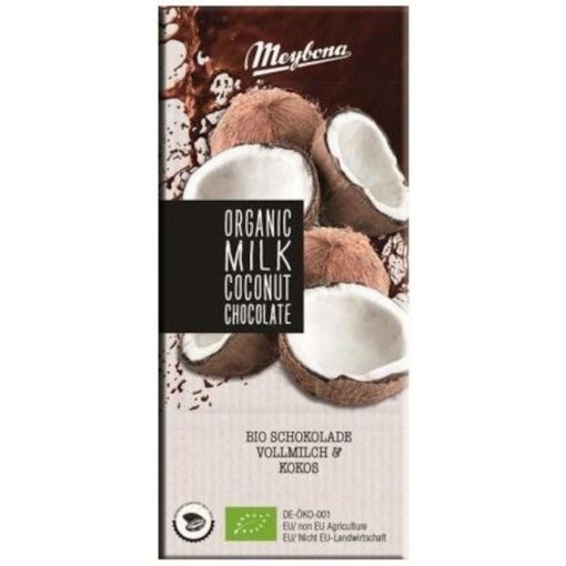 Meybona BIO mléčná čokoláda 35% s kokosem 100G