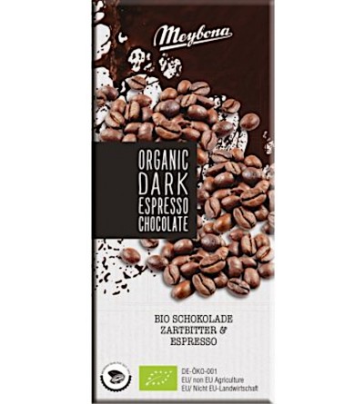 Meybona BIO hořká čokoláda 52% s kávou 100g
